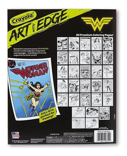 Dibujos Para Colorear De Crayola Wonder Woman, Art With Edge