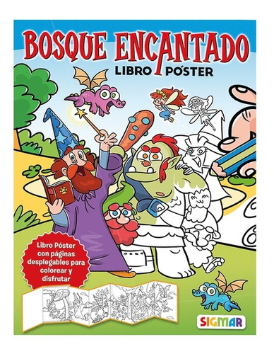 Libro Para Pintar Coleccion Poster Sigmar Infantil Niños C