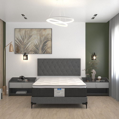 Colchón Queen Size Restonic Soporte Comodo Ortopédico