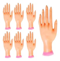 Comprar 6 Pzas Mano De Practica Para Uñas Acrilico Gel Practica
