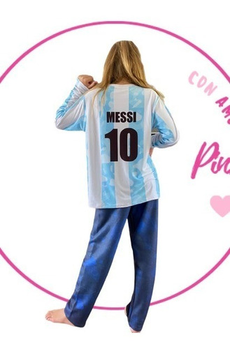 Messi Argentina - Pijama Largo Sublimado