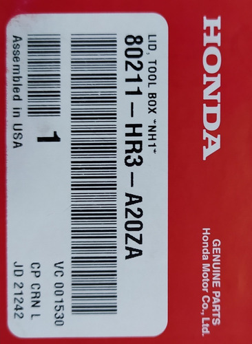 Tampa Caixa Ferramentas Trx 420 2014-2020 Com