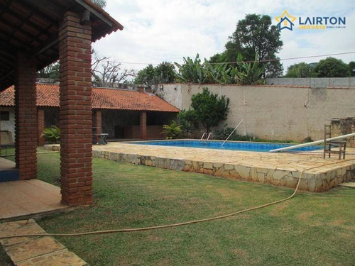 Chácara Com 2 Dormitórios À Venda, 1000 M² Por R$ 742.000,00 - Lagoa - Atibaia/sp - Ch1265