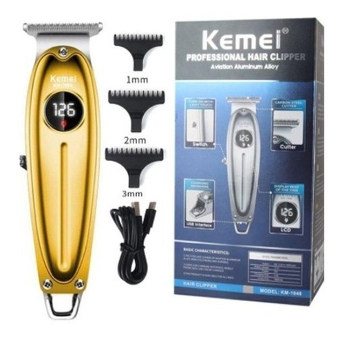 Promoción!!! Kemei Km-1948 Gold Trimmer Inalámbrica Digital