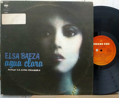 Elsa Baeza - Agua Clara - Lp Vinilo 1978 - La Luna Enamora