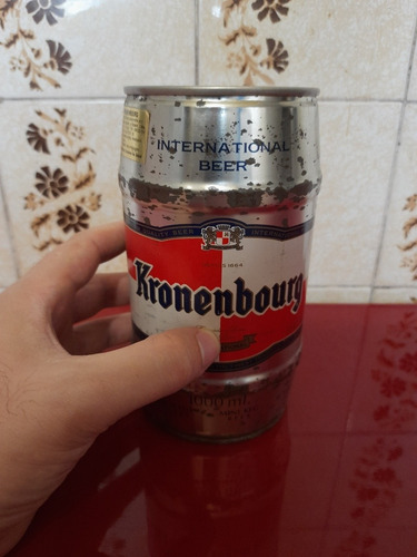 Lata De Cerveja Kronenbourg Fabricado Em 01/1996 - 1000ml. (Usado)