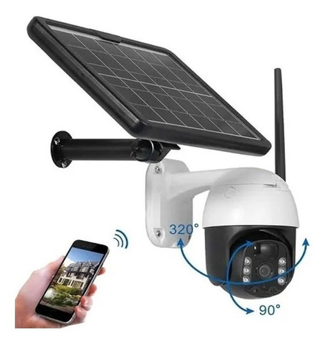 Camara 4g Exterior Con Panel Solar 2 Mpx Inalambrica Purare