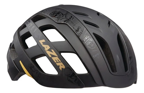 Casco Lazer Road Century T/m Edición Limitada Color Negro Talla M