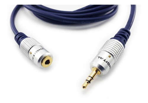 Extensión Audífonos Macho Hembra Plug Jack 3.5mm 3.6mts