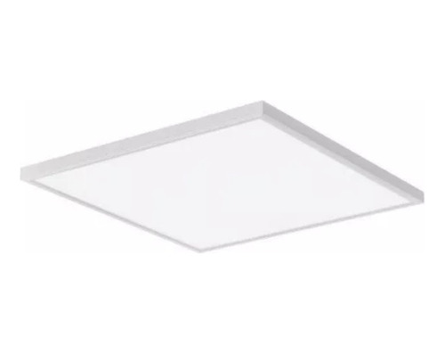 Lampara Led Panel 42w Superficial Cuadrada Blanca Luz Cálida