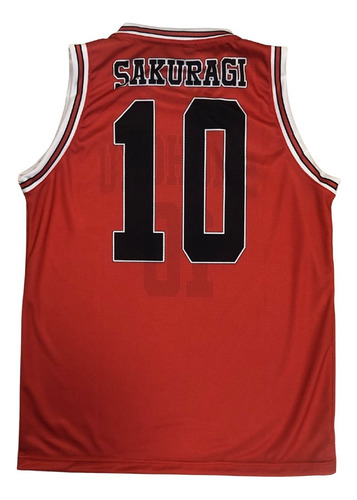 Imagen 4 de 10 de Camiseta Basket Shohoku Slam Dunk Cosplay Gastovic Anime