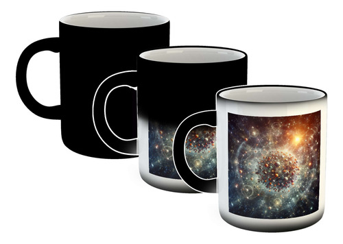 Taza Magica Atomos Cosmos Universo Quimica Ciencia