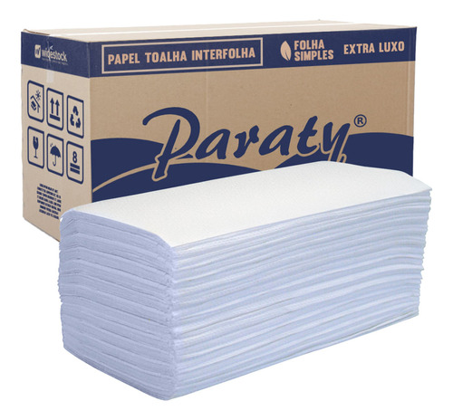 Papel Interfolhado Folha Simples 20x21cm C/4800 Folhas