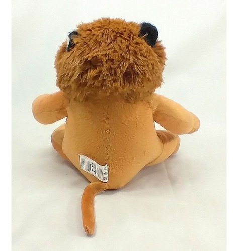 Leão Pelúcia Com Gravata 18 Cm Altura