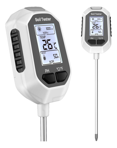 Medidor De Humedad Del Suelo 4 En 1 Intensidad Digital De La