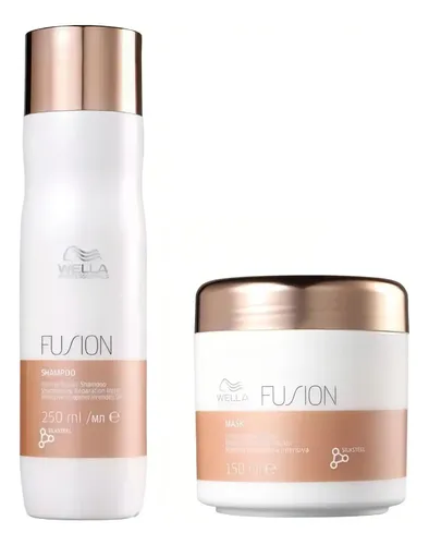 Kit Wella Professionals Fusion Shampoo 250ml + Máscara 150ml