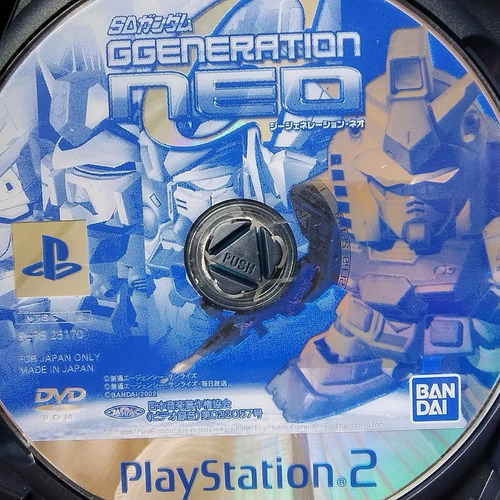 Jogo Ps2: Sd Gundam G Generation Neo {vg} | Japão (Usado)