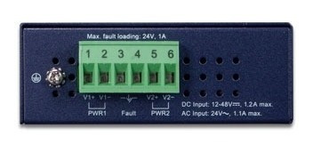Imagen 2 de 3 de Switch Industrial Planet Isw-501t 5 Puertos
