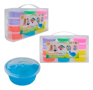 12 Slime Mayoreo Kawaii Cristal Moco Piñata Fiesta Regalo