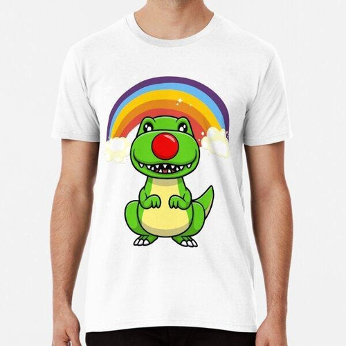 Remera Dinosaur Rainbow Red Nose Day Kids 2023 No Nose Funny