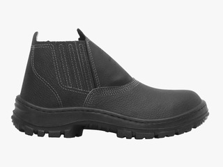 botas pretas com atacadores