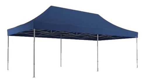 Carpa 3h 4x6 Estructura Hierro + Techo Qpg Parts