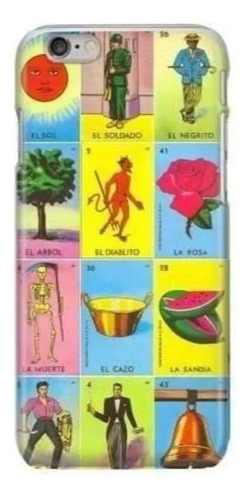 Funda Celular Loteria Juego Carta Mexico Todos Los Cel *