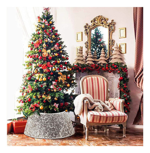 2025 Base Envolvente De Árbol De Navidad 3d, Adornos