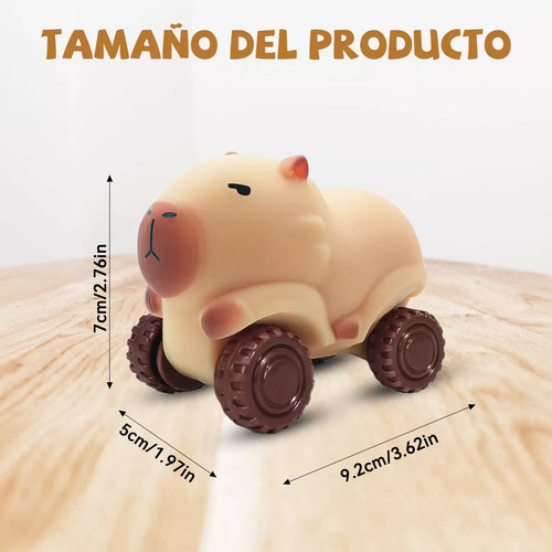 Juguete Antiestres Para Pellizco De Squishys Coche Capibara Scuishys Kawaii,skuishies Automotos Y Tazas
