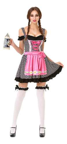 Disfraz De Halloween De Oktoberfest Beer Maid Para Mujer, Di