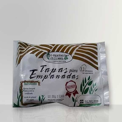 Tapas Empanadas - La Esquina De Las Flores - 18 Cm X 12 Unid