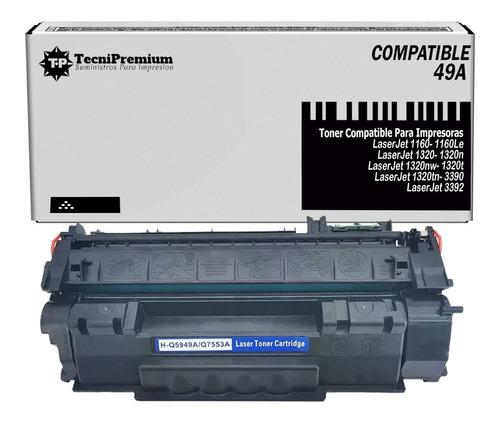 Toner 49a Q5949a Generico Para  Laserjet 1160 1320 3390 