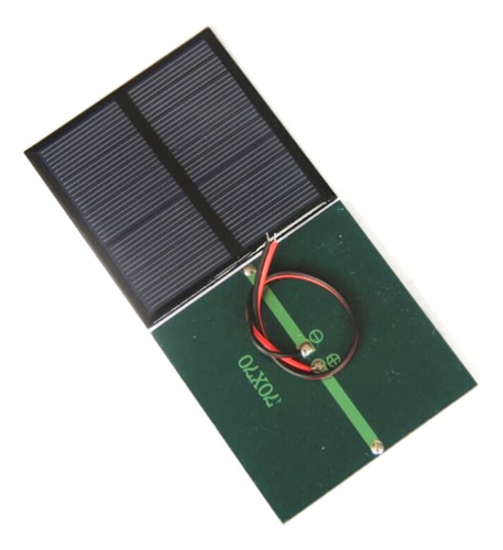 Panel Solar Celda Solar Con Cable 0.7w 1.5v 70x70mm Arduino