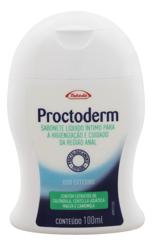 Sabonete Líquido Íntimo Proctoderm Frasco 100ml