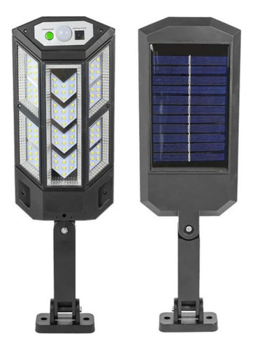 Lámpara Solar Con Sensor De Movimiento 4mod Ip65 Exteriores
