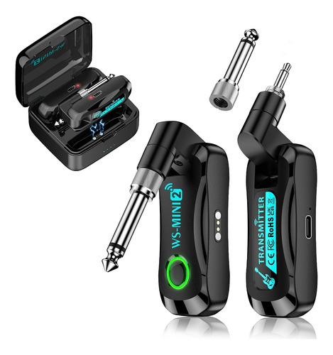 Transmisor Y Receptor Inalámbrico Guitarra 2.4ghz 48k 16bit
