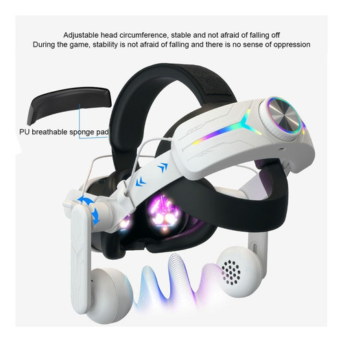 Gafas De Realidad Virtual 3d Vr Compatible Con Meta Quest 3