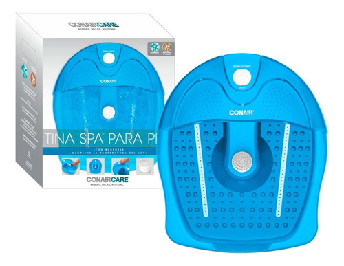 Baño De Burbujas Conair Tina Spa Pies Relajante Pedicure Color Azul