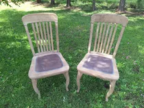 Comprar Sillas Butacas En Roble Clasica Asiento Tapizado Antigua