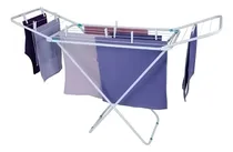 Comprar Tender Tendedero Para Ropa Pie Acero Plegable Con Alas Mor