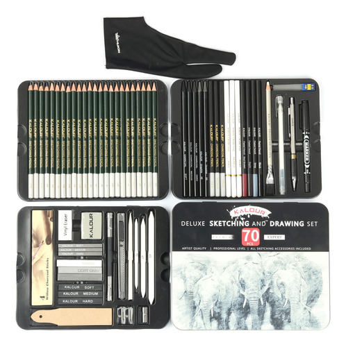 Set 70 Lápices De Dibujo De Colores Profesional Escolar