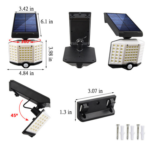 Luces De Seguridad Para Valla, Patio, Jardín, Patio, Puerta