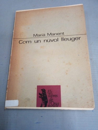 Livro De 1967 Em Catalão (com Un Nuvol Lleuger)