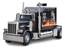 Comprar Trailer Peterbilt 389 1\u002F24 Con Luz Sonido Kingstoys