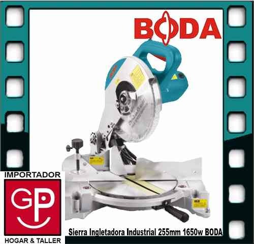 Sierra Ingletadora Industrial 10´´ 255mm 1650w M255 Boda G P