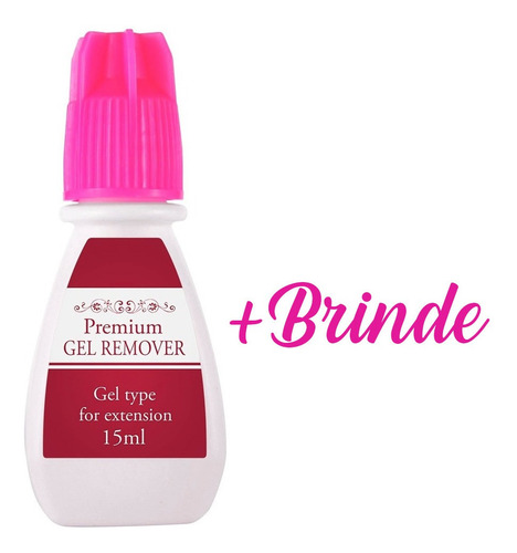 Imagem 1 de 7 de Removedor Cola Alongamento Extensão Fio Cílio Gel Elite 15ml