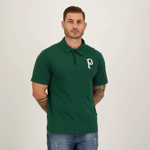 Camisa Masculina Palmeiras Polo Palestra Verde