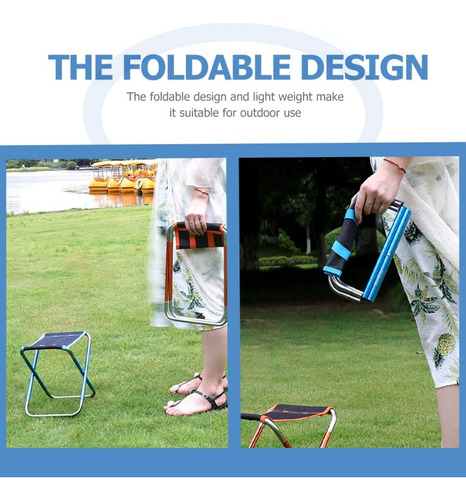 Inoomp Mochila De Pesca, Taburete Plegable, Silla De Viaje,