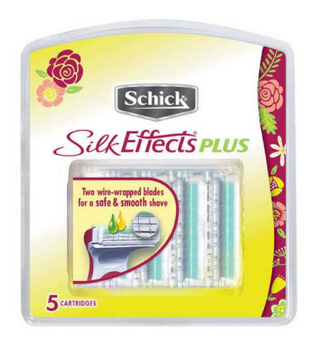 4 Paquetes De Cuchillas Schick Silk Effects Plus De 5