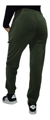 Pantalón Térmico Mujer Micro Polar Jogging Talles Amplios